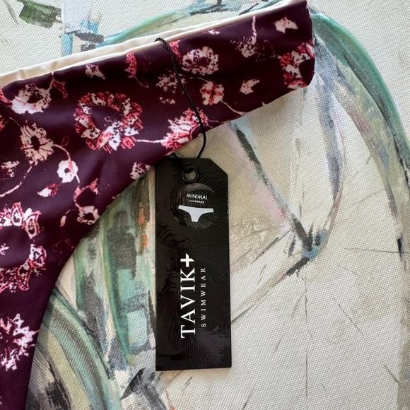 TAVIK minimal coverage Ali mini swim bottom Medina Merlot 💐 - Picture 7 of 8